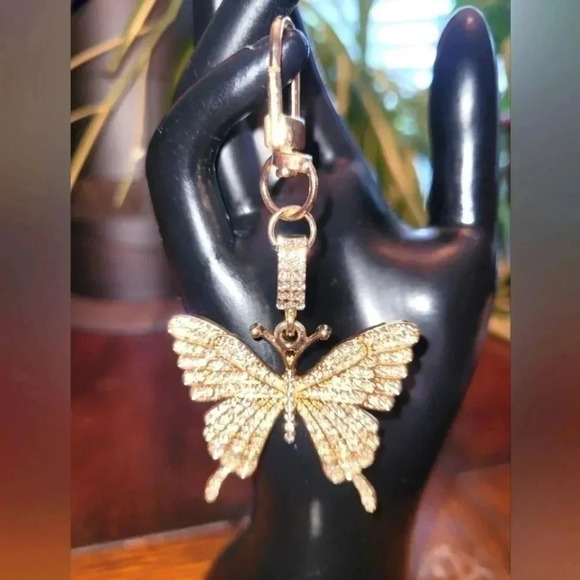 unbranded Handbags - COPY - Bag Charm of butterfly gold hardware